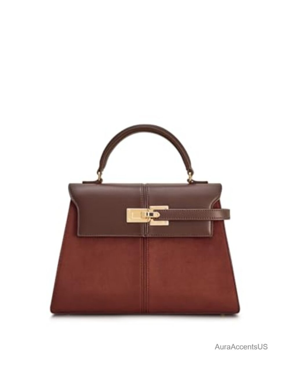 JW PEI Elise Top Handle Bag Faux Suede Vegan Leather Shoulder